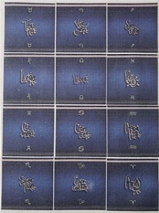 Balinha para chaveiro Signos Azul