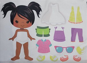 Menina de vestir cute 9