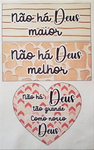 Enfeite de Porta Não Há Deus Maior 8