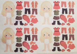 Mini Menina de vestir cute 2