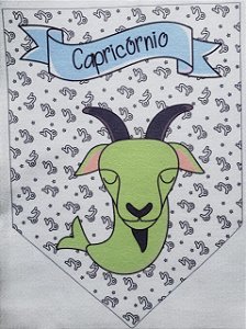 Flamula Signo com desenho Capricórnio