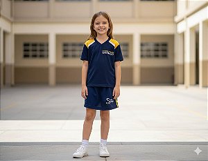 Shorts Saia - Uniforme Colégio Santiago