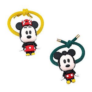 Elástico para Cabelo Infantil - Disney Baby - Minnie ou Mickey