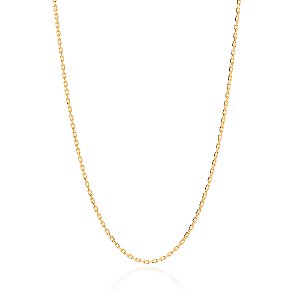 Cordão Masculino Rommanel Corrente Folheado a Ouro - Medida: 70 Cm
