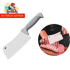 Faca Cutelo Profissional 6" Aço Inox 28,5 cm - Linha Premium