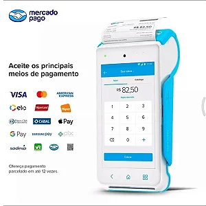 Máquina De Cartão Point Smart 4g Wifi Mercado pago