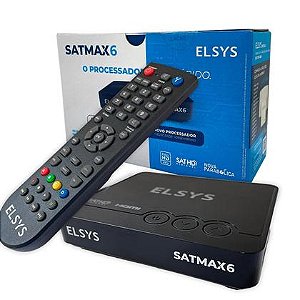 Kit Completo Nova Parabólica Receptor Elsys Satmax 6 Digital