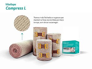 Faixa Elástica Vitaltape Compress L Premium