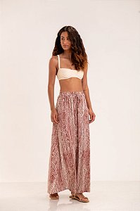 Saia Longa Estampa Raízes