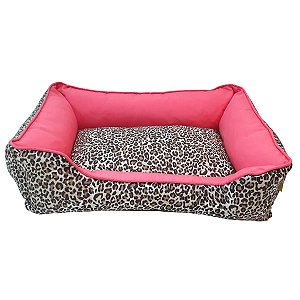 Cama para Cachorro Nature Print Pink