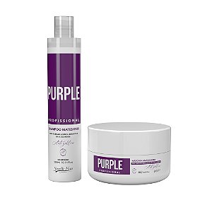 Kit Matizador Profissional Purple Semélle Hair (Elimine os tons amarelados dos cabelos)