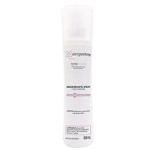 Desodorante Spray Feminino Total Care 105 Hipoalergênico - Alergoshop 80ml