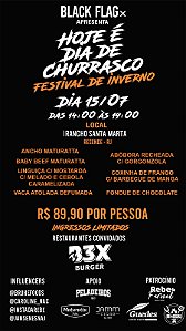 Copo Reserva do Almoço Churrasco - 15/07  Edição Festival de Inverno  - 10 a 15 anos