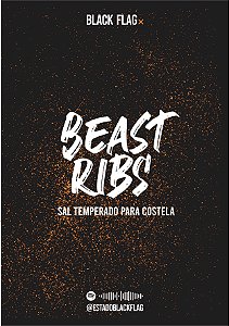 Bag Beast Ribs - Sal de Parrilla Temperado para Costela Granulado Entrefino 2 kg