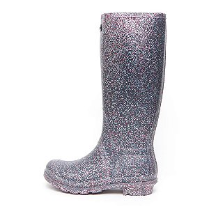 Galocha Cosmic - Bota Feminina Impermeável Slim Clássica Glitter Injetado