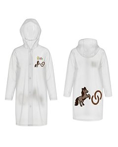 Capa de Chuva Casaco CG001 Transparente Cavalo Gasf