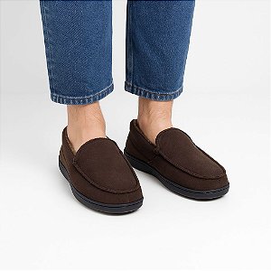 Pantufa Masculina Fechada Marrom 240403