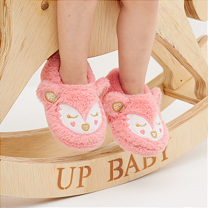 Pantufa Infantil Rosa 3017