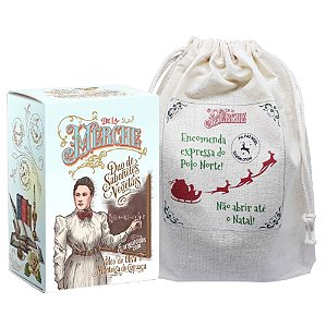 Duo de Sabonetes Luxo Conhecimento e Sacolinha Natalina