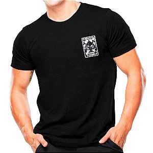 Camiseta Militar Estampada Tenta a Sorte | Preta - Atack