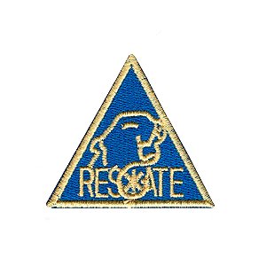 Patch Bordado Resgate com Fecho de Contato
