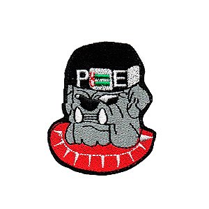 Patch Bordado Polícia do Exército PE com Fecho de Contato