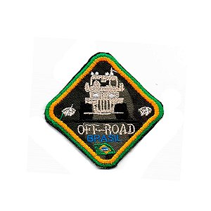 Patch Bordado Off Road com Fecho de Contato