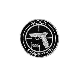 Patch Bordado Glock com Fecho de Contato