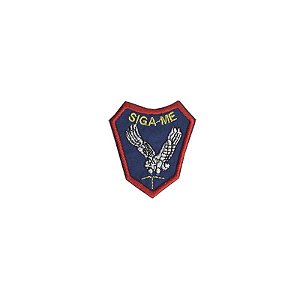 Patch Bordado Siga-me Com Fecho de Contato