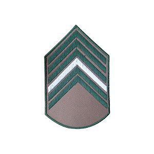 Divisa Bordada 1° Sargento Bege