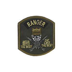 Patch Bordado Ranger I com Fecho de Contato