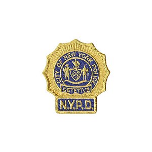 Patch Bordado Tcon y Police com Fecho de Contato