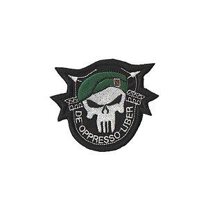 Patch Bordado De Oppresso Líber com Fecho de Contato