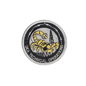 Patch Bordado Dea To com Fecho de Contato