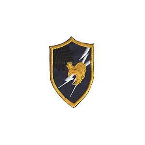 Patch Bordado Usaf com Fecho de Contato