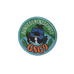 Patch Bordado GSG9 com Fecho de Contato