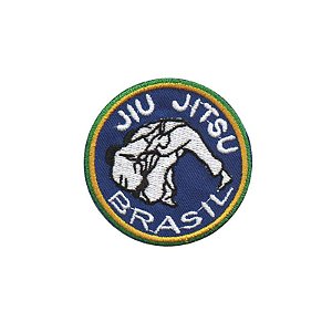 Patch Bordado Jiu-Jitsu II com Fecho de Contato
