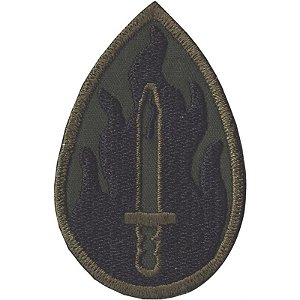 Patch Bordado Espada com Fecho de Contato