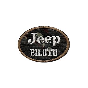 Bordado Termocolante Jeep Piloto