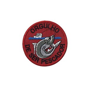 Bordado Termocolante Pesca Orgulho