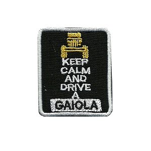 Bordado Termocolante Drive Gaiola