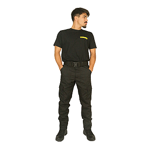 Calça Defender + Camiseta Segurança | Amarela