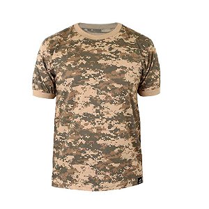 Camiseta Camuflada Masculina Digital Areia | Treme Terra