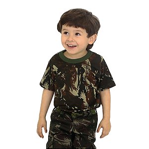 Camiseta Infantil Camo-kids | Treme Terra