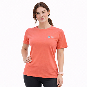 Camiseta Feminina Esport Modo On - Salmão | Treme Terra