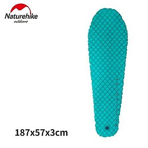 Isolante Inflável Ultralight Mummy Naturehike - Azul