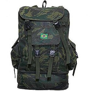 Mochila Canadense Camuflada Bordado Bandeira