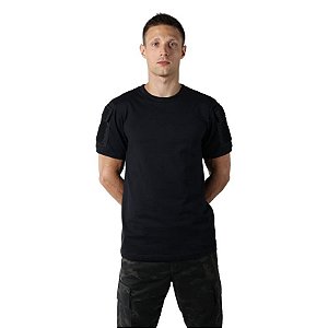 Camiseta Tática Masculina Ranger Bélica - Preto