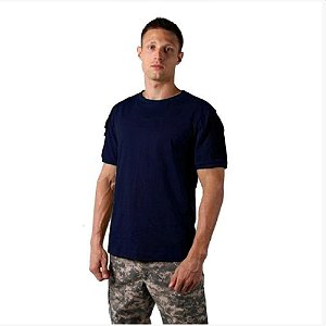 Camiseta Tática Masculina Ranger Bélica - Azul