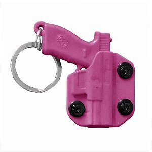 Chaveiro Coldre Holster Bélica - Rosa